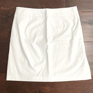 Express White Mini Skirt - Side Slits - size 4 🤍